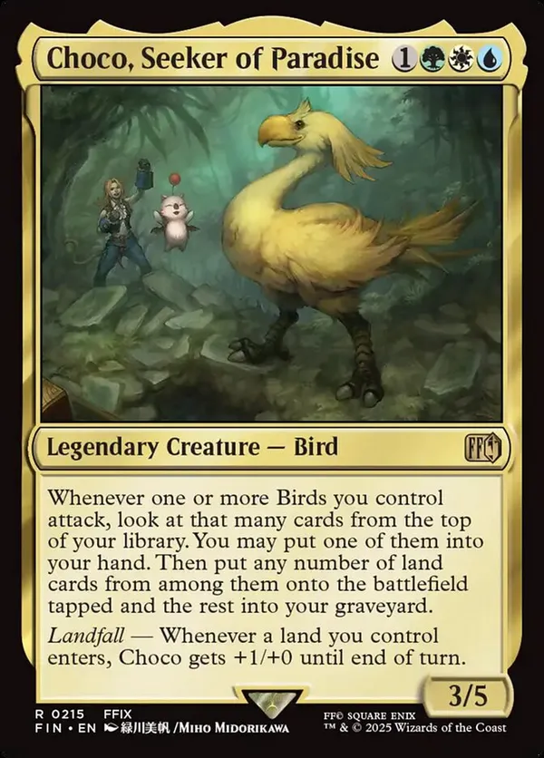Choco, Seeker of Paradise (Borderless) (Chocobo Track Foil