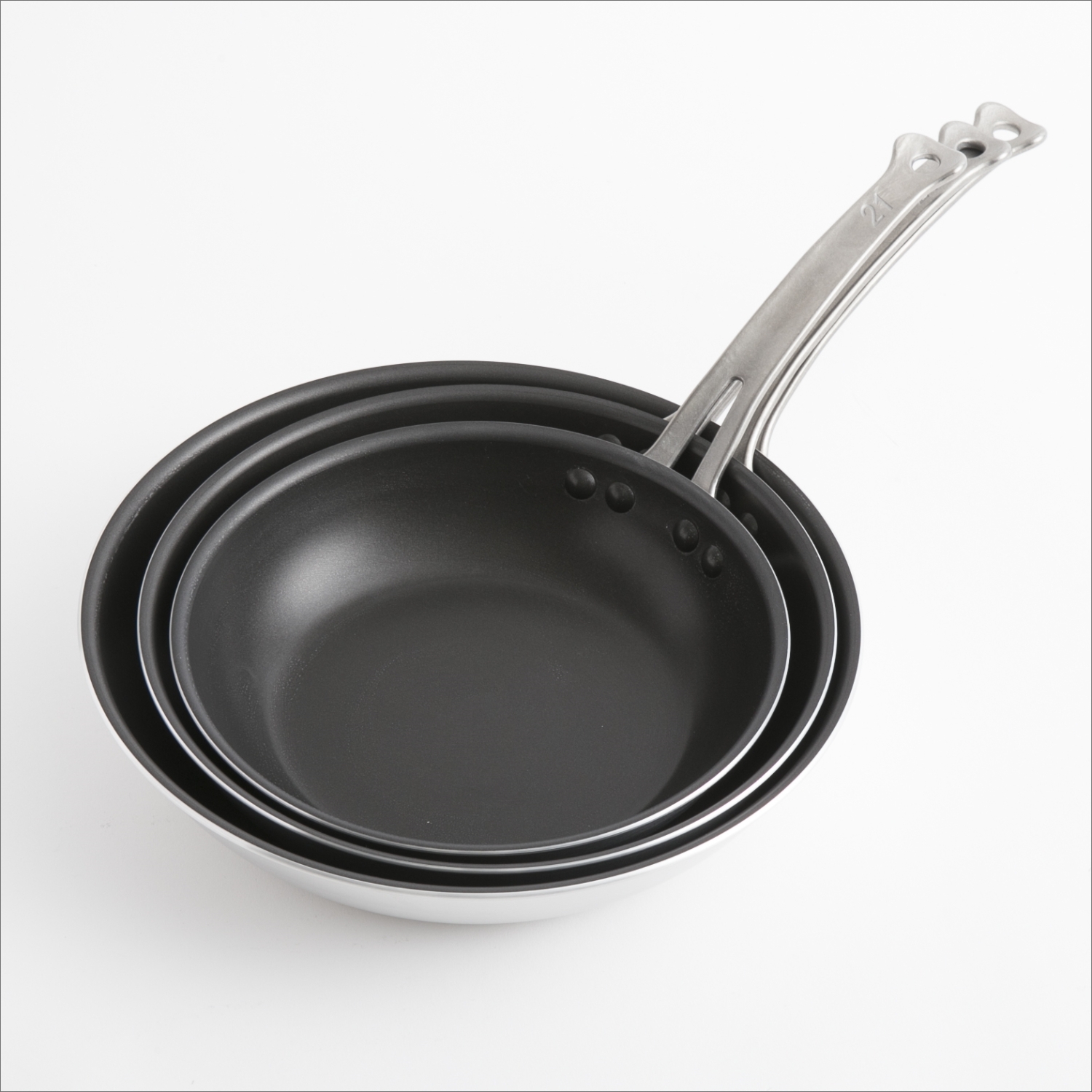 中尾アルミ製作所/シルクフライパン ステンレスハンドルタイプ 浅型