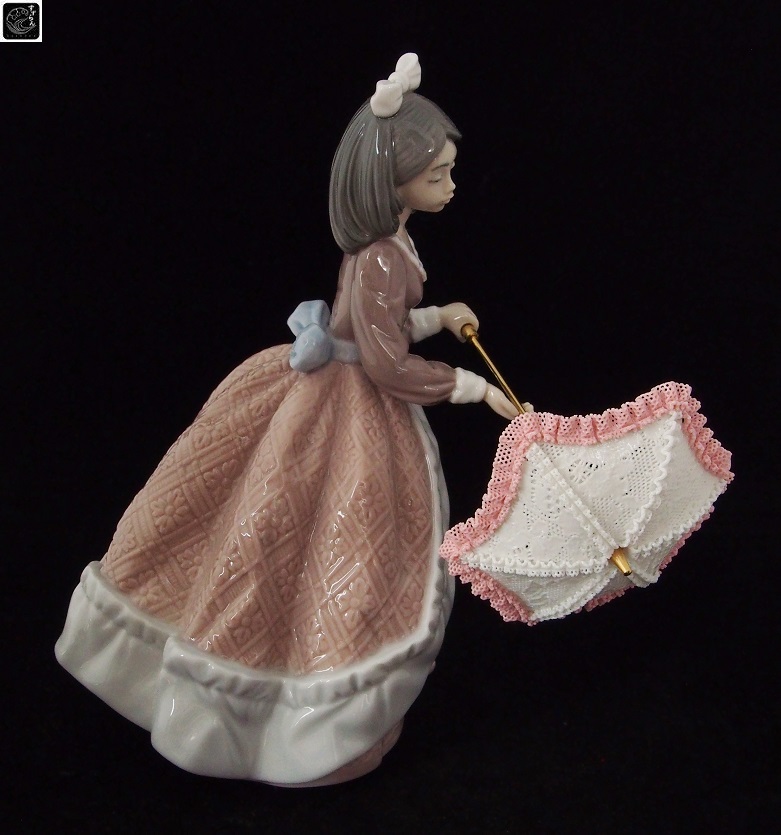 リヤドロ】【パラソルの娘（お出かけ）】【絶版】【5210】